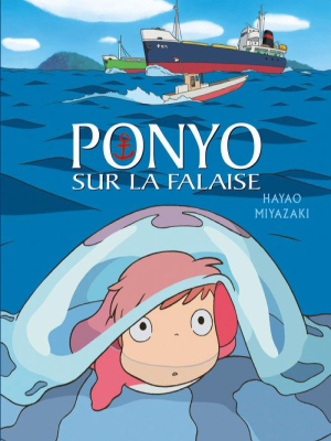 l'affiche de Ponyo sur la falaise
